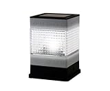 Ultra Bright Stainless Steel Fence Post Solar Light [並行輸入品]