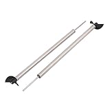 uxcell シャフト 2ベーンプロペラ付き ボートモデルアクセサリー 直径2mm 長さ200mm 1ペア入