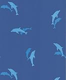 Brewster NG63868 Opo Blue Dolphins Wallpaper [並行輸入品]