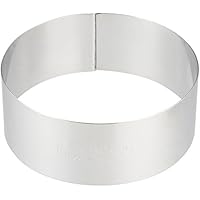 遠藤商事 業務用 セルクルリング丸型 &phi;90&times;H35mm 18-0ステンレス 日本製 WSL08047