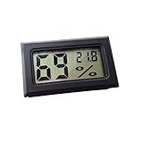 Bilibooデジタル温度計　温度モニター　液晶温度計　防水温度プローブLCD 爬虫類用 電子画面 防水 ミニサイズ　ペットホースの湿度・湿度測定　組み込みタイプ　冬場の乾燥対策　両生類　亀　ヘビ　環