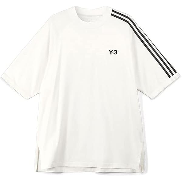 Amazon | Y-3 (ワイスリー) クルーネック半袖Tシャツ メンズ RELAXED