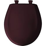 Bemis 200SLOWT 208 Round Closed Front Toilet Seat, Merlot by Clauss [並行輸入品]