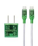 [musashino LABEL][re:colors]【オンライン限定】【USB-C対応 ACアダプター＋USB-C to USB-C USB2.0 ケーブルセット (ライム)】スケルトン 高速充電 ACアダプター (コンセント 充電器 最大出力20W USB PD GaN採用) ケーブル(PD対応 100W/5A 断線防止 iPhone Android 各種対応 1m) 武蔵野レーベル