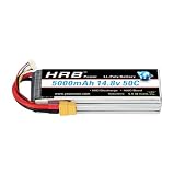 STASRC HRB 4S リポバッテリー 5000mAh 14.8V 50C XT60 プラグ RC リポバッテリー RCヘリコプター 飛行機 車 ボート トラックに対応