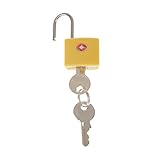 Dovewill 　亜鉛合金　TSA　南京錠　旅行　荷物　ロック　バッグ　キャビネット　パドロック　コードロック　全4色 - オレンジ