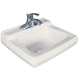 MANSFIELD PLUMBING PRODUCTS 1917C Comm Wall Lavatory, White [並行輸入品]