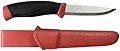 モーラナイフ (Morakniv) コンパニオン ステンレス 刃厚2.5mm キャンプナイフ アウトドアナイフ (ダーラレッド)