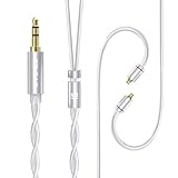 【KBEAR Glint】Yinyoo 2PIN 4.4mmリケーブル 5N高純度無酸素銅銀メッキケーブル Litz 27AWG標準で生産 4.4mmイヤホンアップグレードケーブル イヤフォン交換ケーブル KZ KBEAR イヤホン適用 ZSTX/castor/KB02/ZSN PROX/ZS12 PRO X/storm/TK01/BC04 イヤホン用（2PIN・4.4mmプラグ）