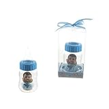 Lunaura Baby Keepsake - Set of 12 "Boy" Baby Inside Baby Bottle Favors - Blue by Lunaura [並行輸入品]