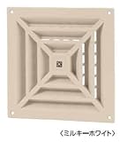 丸喜金属 MRK-UNS15F ミルキーホワイト サイズ：150×150 MARIC PC軒天換気孔(雲水) 1枚
