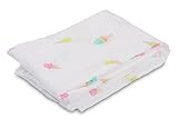lulujo Baby Cotton Muslin Swaddling Blanket, Ice Cream Social, 47" x 47" by lulujo Baby [並行輸入品]
