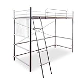 ロフトベッド ２段階高さ調節 キシミ低減マット仕様 シングル　ホワイト