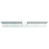 Buildersエッジ060010965001 65 5 / 8 " x 9 "フラットパネルウィンドウヘッダー001、ホワイト