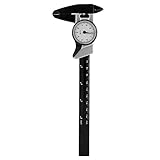 バーニアマイクロメータ バーニーキャリパー 0-150mm 0.1mm高精度 測定ツール プレミアムプラスチック 軽量 ショックプルーフ 丈夫