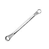 uxcell メガネレンチ　ボックスエンドレンチ　12MM 14MMコンビネーションレンチ　シルバートンメタル製　レンチのツールクロムメッキの金属　両端型...