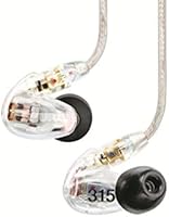 【国内正規品】SHURE カナル型 高遮音性イヤホン SE315 クリアー SE315-CL-J