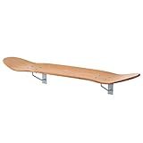 ウォールシェルフ スケートボード 木製 カナディアンメープル 幅約80cm ナチュラル色 ラック 棚 壁掛け