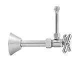 Jaclo 5812 x -62ct-pch角度バルブキットwith CVRチューブ、5 / 8 " x 3 / 8インチ、ポリッシュクローム