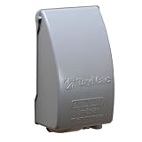 Hubbell-Bell MX5280S Weatherproof Metallic Low Profile While-In-Use Device cover with 8-in-1 Configu