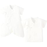 コンビミニ 半袖ベーシックガーゼ肌着セット 60～70 オフホワイト