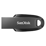 SanDisk 256GB ウルトラカーブ USB 3.2 フラッシュドライブ ブラック 最大100MB/秒。