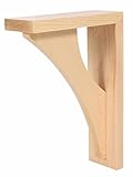 1ペア – 12 "高ソリッド木製コーベルのブラケット3 " x 8 – 1 / 4 " Deep x 12 " Tall