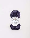 DMC HAPPY CHENILLE ハッピーシェニール 並太 #33 QUEENIE ネイビー系 約15g巻 約38m DMC8143