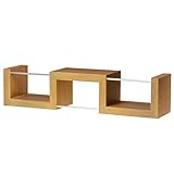 福井金属工芸石膏ボード対応シェルフ ZIGRACK W ナチュラル ZIG-2B 好きな場所へ自由に取付が可能