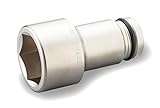 トネ(TONE) インパクト用超ロングソケット 8NV-46L150 差込角25.4mm 二面幅46mm