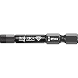Wera 840/4 Diamond Coated Impaktor Screwdriver Bits for 4 mm Hexagon Socket Screws, Pack of 5 [並行輸入品