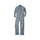 つなぎ　9000　オーバーオール　続き服　長袖　16カラー (4L, グレー)