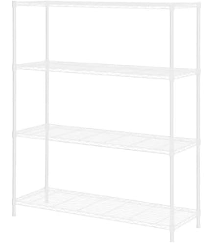 Amazon｜ニトリ(NITORI) スチールラック CUSTOM 4段 ホワイト 幅115