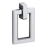 KOHLER K-99687-HF1 Poplin Rectangular Pull, Chrome [並行輸入品]