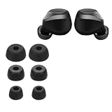 kwmobile 6x イヤーチップ Jabra Elite 75t /65t / Active対応 イヤーピース - 交換用 3つのサイズ S/M/L セット - シリコン イヤホンキャップ