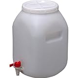 MIZUHO（ミズホ) 扁平缶ケミカルコック付【正角広口】 20L No.0369