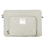 【elago】 タブレット ノートパソコン ポーチ 12インチ 13インチ 14インチ 対応 シンプル 軽量 撥水 加工 ポケット 付き 持ち運び ケース ケーブル収納 撥水加工 衝撃 傷 保護 軽い 持ち運びケース [ iPad iPadPro タブレット MacBook MacBook Pro ノートパソコン 各種 対応 ] POCKET SLEEVE CASE ストーン