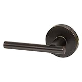 Designers Impressions Kain Design Contemporary Oil Rubbed Bronze Dummy Euro Door Lever Hardware (Non