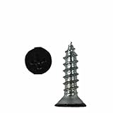 WAKI Walist(ウォリスト) 1X4用タッピング 黒 4X16mm 約50本入 WAT-019