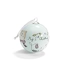 Mamas and Papas 2016 Hand Painted Glass My 1st Christmas Bauble - Gift Box Included - Blue by Mamas 