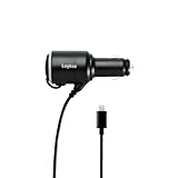 Logitec ロジテック iPhone6 iPhone6 Plus 対応シガーチャージャー Lightningコネクタ ソケット付 12V iPad対応 1m LPA-CCI02L12W1 LPA-CCI02L12W1