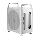 ACASIS 40Gbps Mac mini M4ドッキングステーション M.2 SSD スロット×2、11-in-1 Mac mini M4/M4 Pro対応 DP 4K60Hz出力 USB-A 10Gbps×3 PD 30W給電 SD/TF 4.0スロット搭載のドックステーション