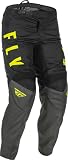 [sovvilu] Fly Racing 2022 Youth F-16 Pants (Grey/Black/Hi-Vis, 24)