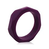 Jellystone Fan Bangle Teether - Eggplant [並行輸入品]