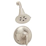 Speakman SM-10410-P-BN Chelsea Shower Head with Pressure Balance Diverter Valve Shower Combo, Brushe