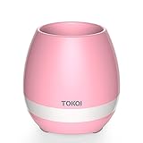 ホームガーデン用　ブルートゥース花瓶 音楽充電式　プランターフラワーワイヤレスポットライト　ピンク