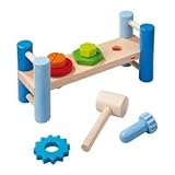 Haba(ハバ)  プレイベンチ トゥールベンチ シュラウビーノ Schraubino ハンマートイ 木のおもちゃ 木製玩具 知育玩具 2393 並行輸入品