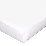 Carter's Jersey Knit Fitted Crib Sheet, White by Carter's