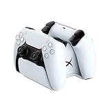 【PS5対応】 ハイパーエックス(HyperX) ChargePlay Duo DualSense ワイヤレスコントローラー用充電ステーション 2年保証 51P68AA ホワイト
