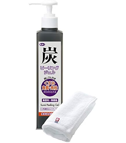 Amazon.co.jp: 旅美人 炭ピーリングジェル 270g 角質除去ジェル
